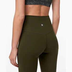 Lululemon Align High Rise Legging size 8 Dark Olive 28 inch inseam 💚💚💚